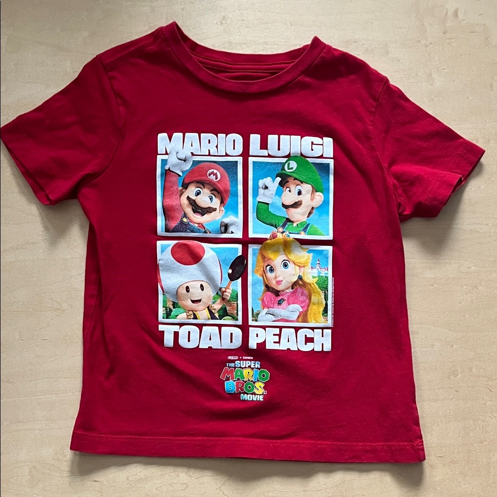 Old Navy Red Super Mario Kids T-Shirt